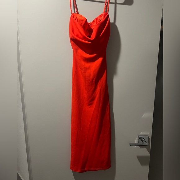 ASOS RED DRESS SIZE 2 - Picture 1 of 3